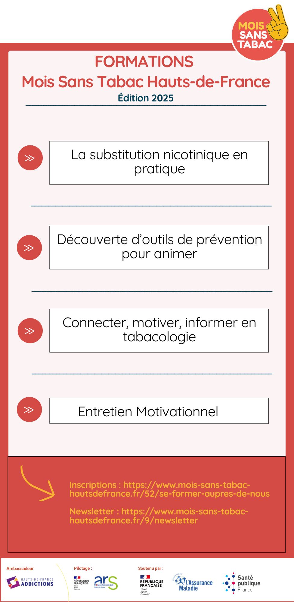 Formations Mois Sans Tabac 2024